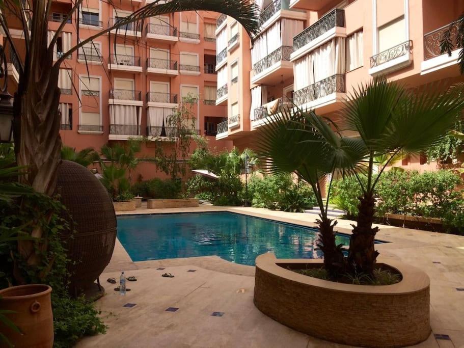 Centre Marrakech, 2 Pieces 55m2,clim,piscine